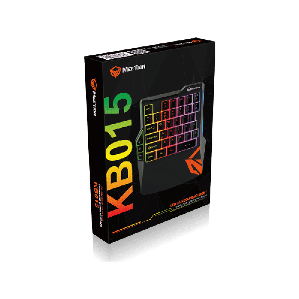 Teclado Una Mano Mettion Rgb